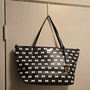 Black and White Kate Spade Tote Bag